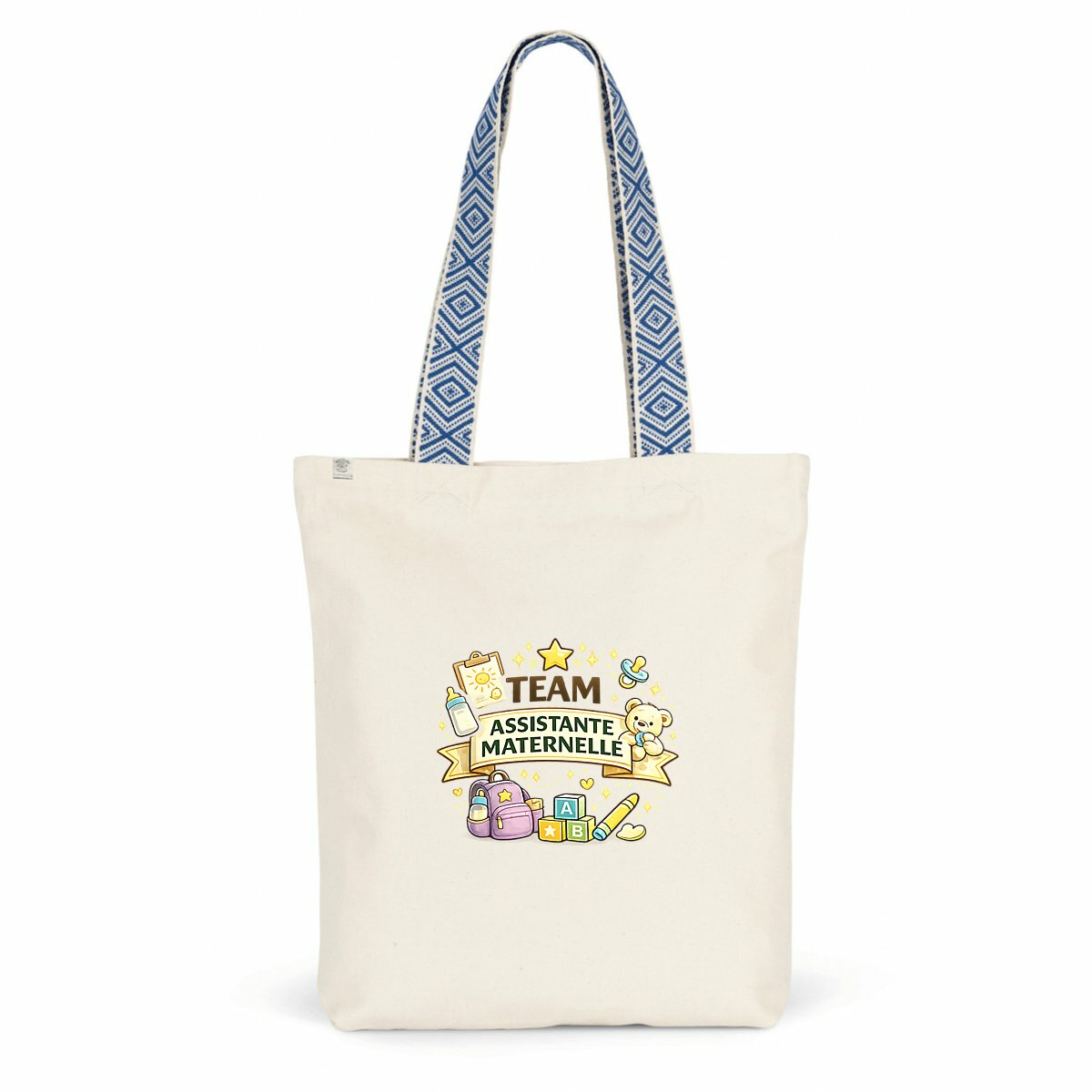 Totebag Team Assistante Maternelle – Édition Fun & Utile - face_0