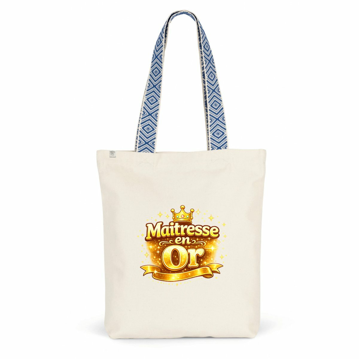 Totebag “Maîtresse en Or” – Le Cadeau Idéal pour une Maîtresse Exceptionnelle - face_0