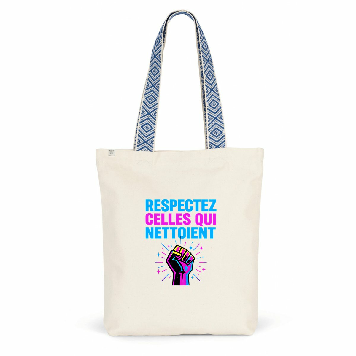 Totebag Ethnique Éco – Respect & Engagement - face_0