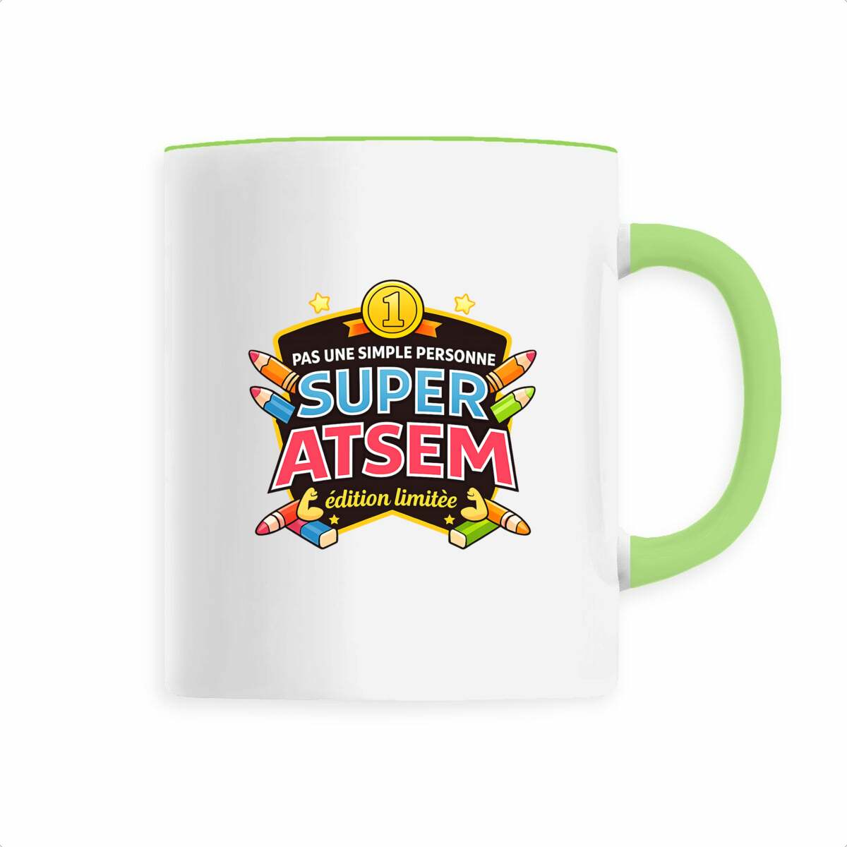 Mug Super ATSEM – Édition Limitée | Cadeau ATSEM Original - face_0