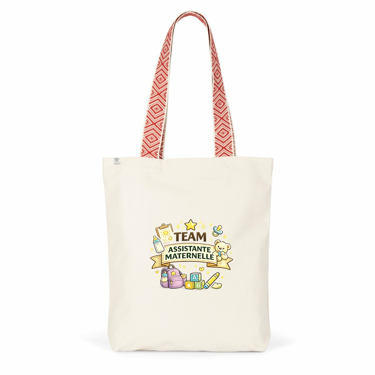 Totebag Team Assistante Maternelle – Édition Fun & Utile - face_1