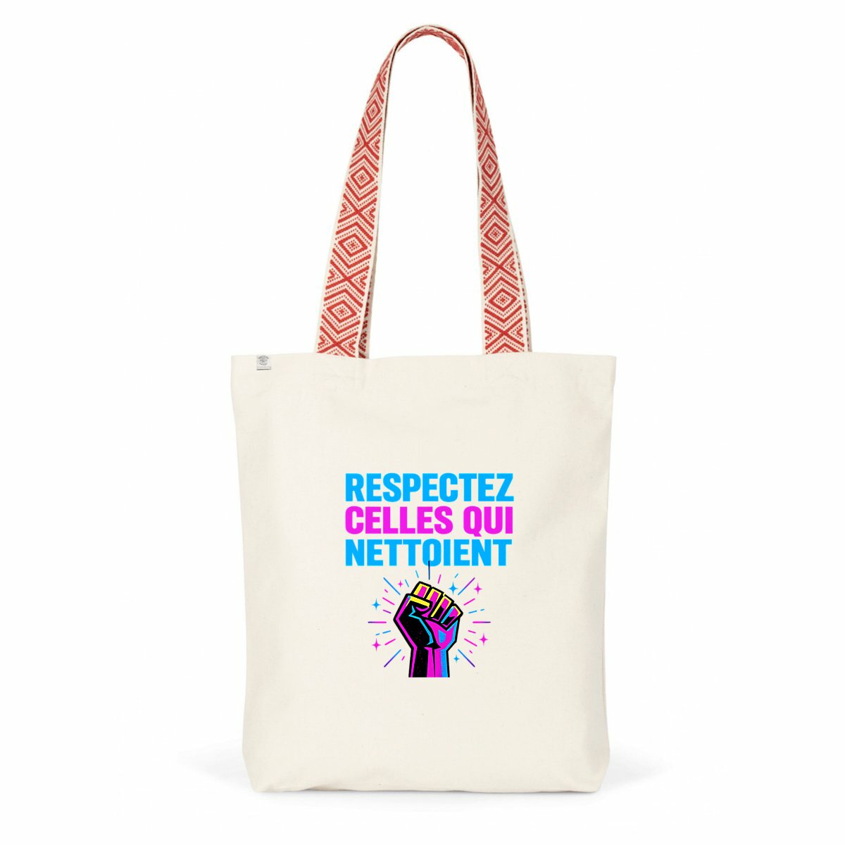 Totebag Ethnique Éco – Respect & Engagement - face_1