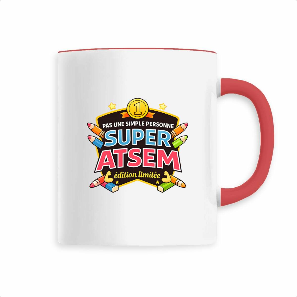 Mug Super ATSEM – Édition Limitée | Cadeau ATSEM Original - face_2