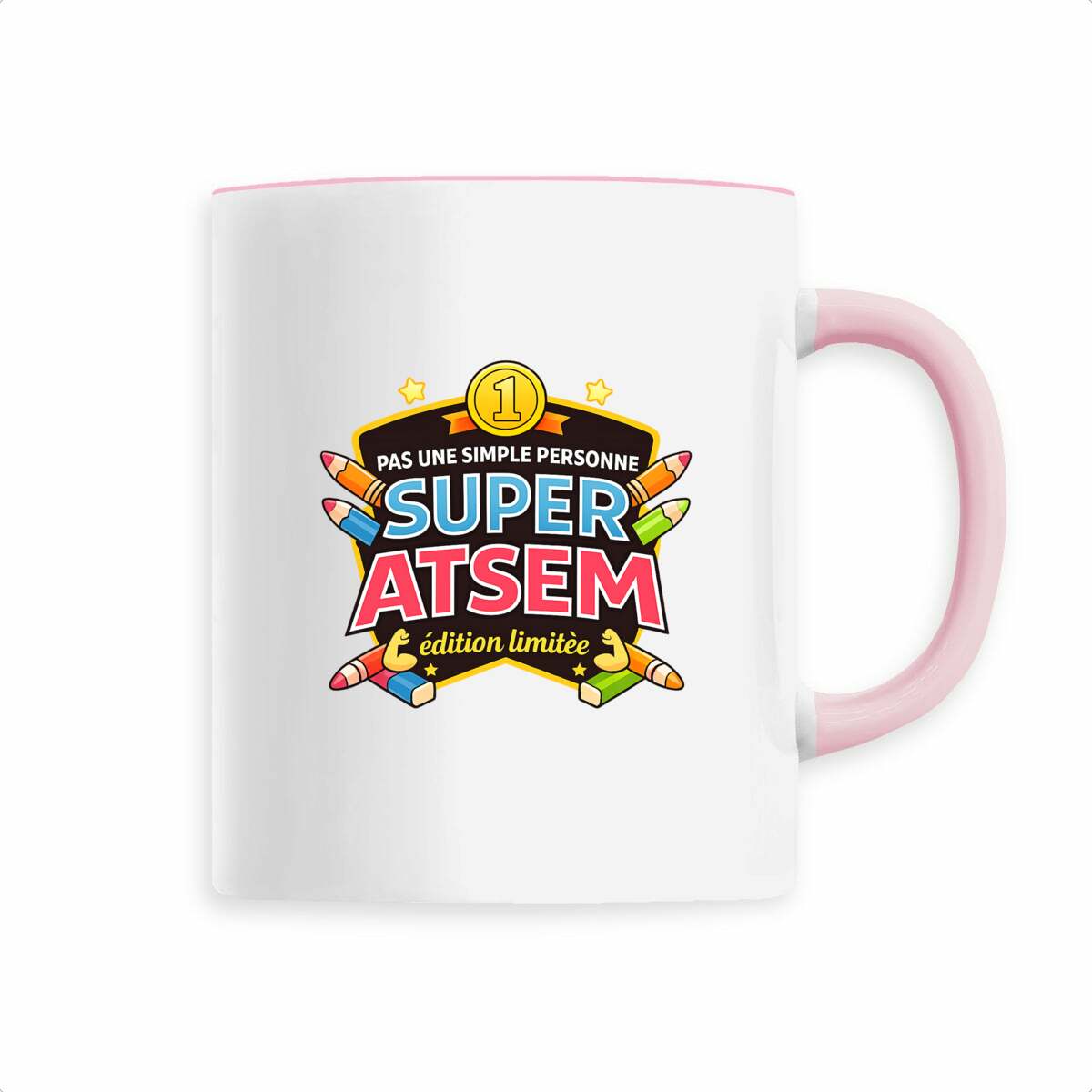 Mug Super ATSEM – Édition Limitée | Cadeau ATSEM Original - face_3