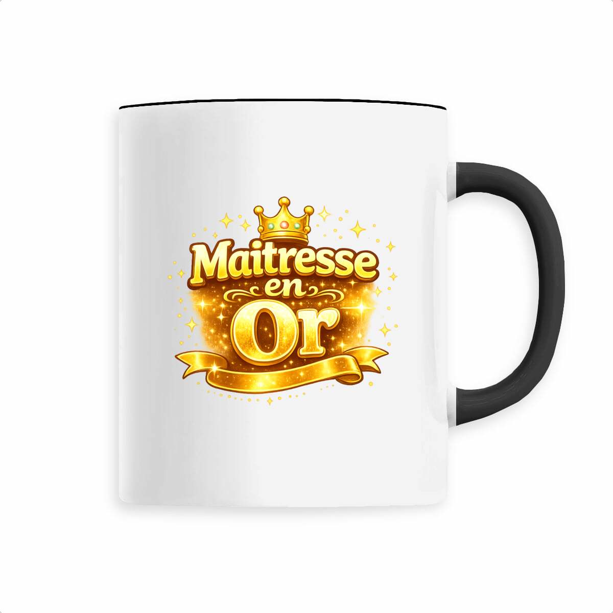 Mug “Maîtresse en Or” – Cadeau Parfait pour une Maîtresse Exceptionnelle - face_4