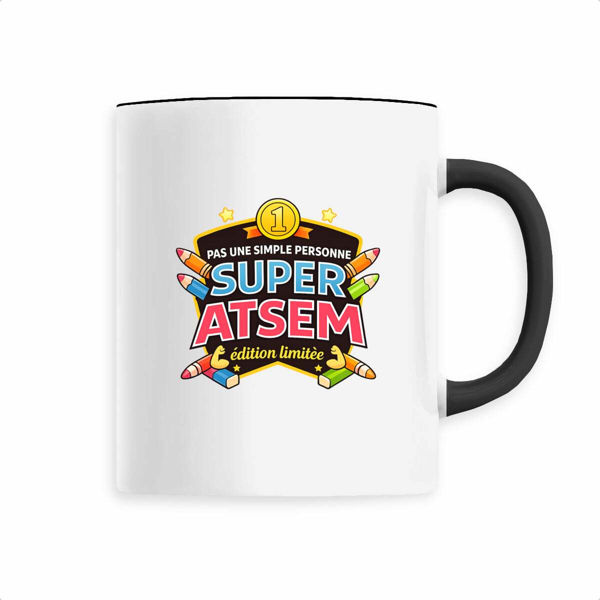 Mug Super ATSEM – Édition Limitée | Cadeau ATSEM Original - face_4