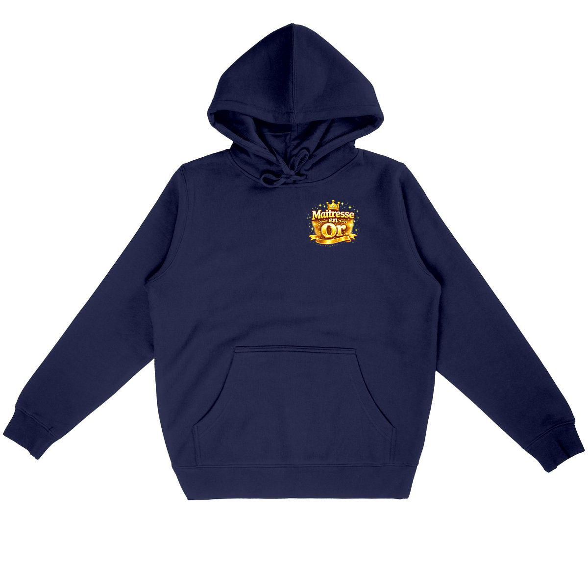 Hoodie “Maîtresse en Or” – Édition Cadeau Fin d’Année - face_marine